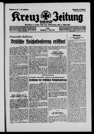 Kreuz-Zeitung vom 15.05.1937