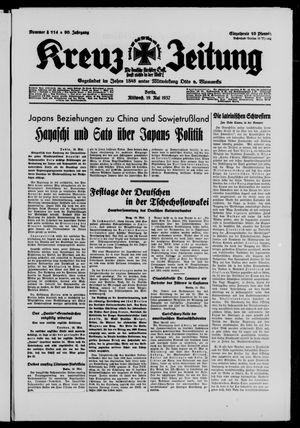 Kreuz-Zeitung vom 19.05.1937