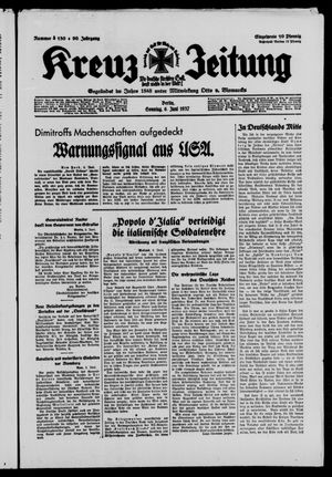 Kreuz-Zeitung vom 06.06.1937