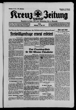 Kreuz-Zeitung vom 23.06.1937
