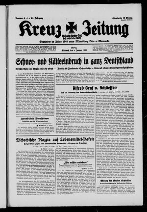 Kreuz-Zeitung vom 05.01.1938