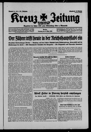Kreuz-Zeitung vom 10.05.1938