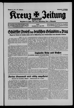 Kreuz-Zeitung vom 04.06.1938