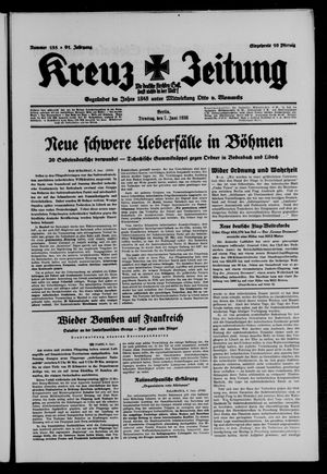 Kreuz-Zeitung vom 07.06.1938