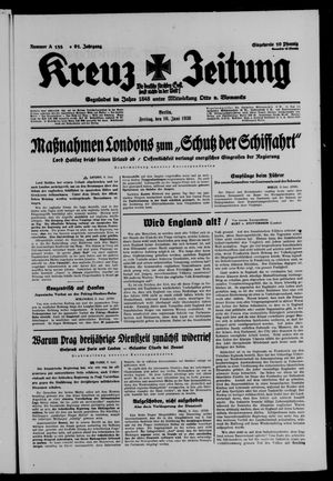 Kreuz-Zeitung vom 10.06.1938