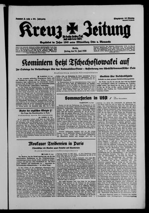 Kreuz-Zeitung vom 24.06.1938