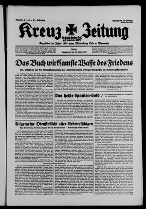 Kreuz-Zeitung vom 25.06.1938