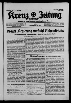 Kreuz-Zeitung vom 26.06.1938