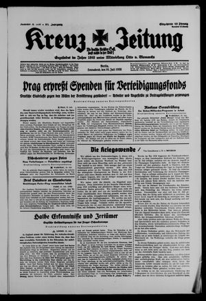 Kreuz-Zeitung vom 16.07.1938