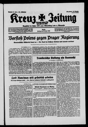 Kreuz-Zeitung vom 29.07.1938