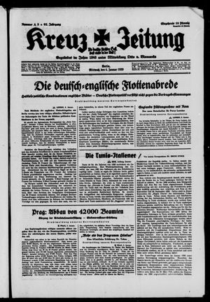 Kreuz-Zeitung vom 04.01.1939