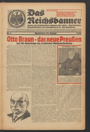 Das Reichsbanner vom 23.01.1932