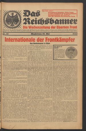 Das Reichsbanner vom 28.05.1932