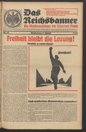 Das Reichsbanner vom 06.08.1932