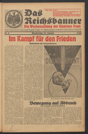Das Reichsbanner vom 14.01.1933
