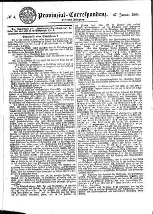 Provinzial-Correspondenz on Jan 27, 1869