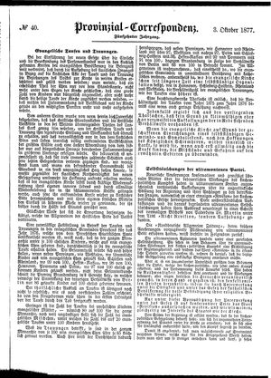 Provinzial-Correspondenz vom 03.10.1877
