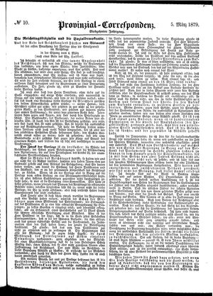 Provinzial-Correspondenz on Mar 5, 1879