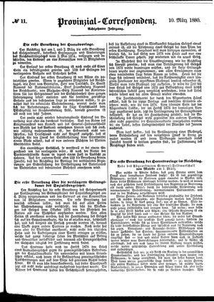 Provinzial-Correspondenz vom 10.03.1880