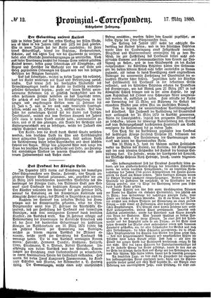 Provinzial-Correspondenz vom 17.03.1880