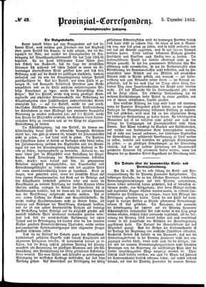 Provinzial-Correspondenz on Dec 5, 1883